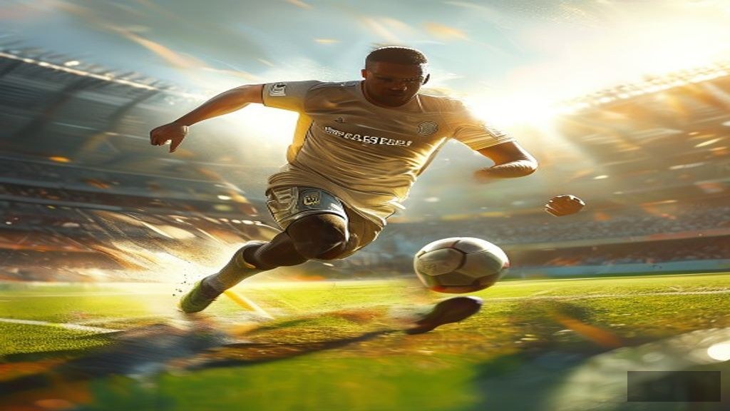 Stephen Eustáquio futbol sahasında koşuyor