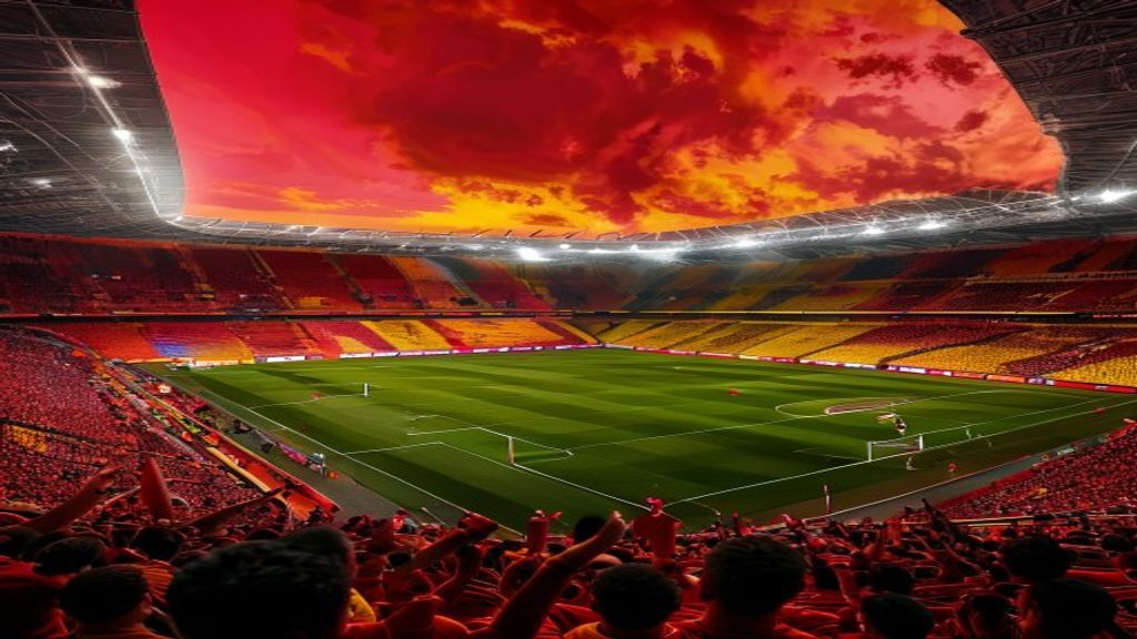 Ravenna FC'nin sarı ve kırmızı renkli takımı Stadio San Francesco'da sahada.